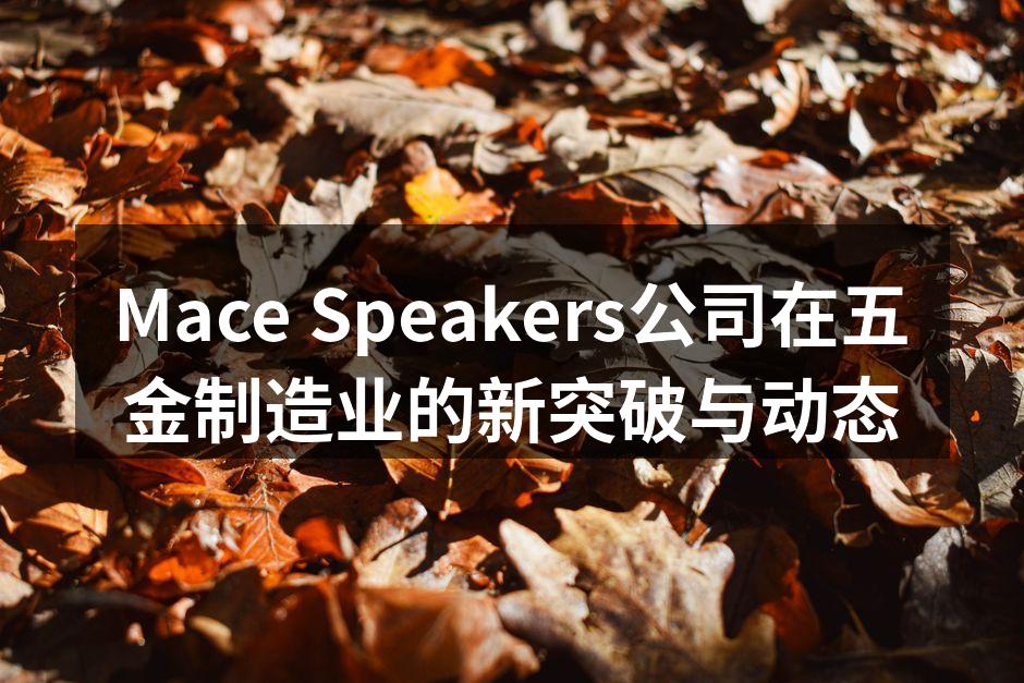 Mace Speakers公司在五金制造业的新突破与动态